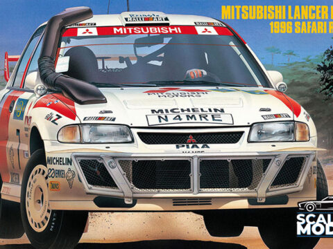 Hasegawa Mitsubishi Lancer Evolution III 1996 Safari Rally