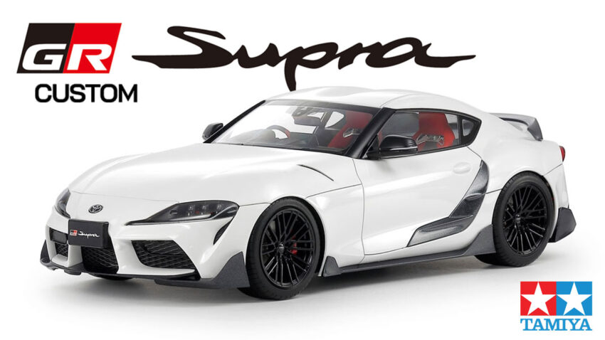 Video: First Look at Tamiyas Stunning 24371 Toyota Supra GR Custom Model Kit