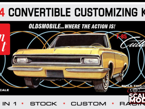 AMT 1964 Olds Cutlass F-85 Convertible 3-n-1 Model Kit