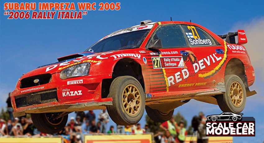 Hasegawa Subaru Impreza WRC 2005 2006 Rally Italia