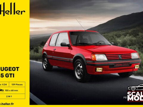 Heller Peugeot 205 GTI Model Kit
