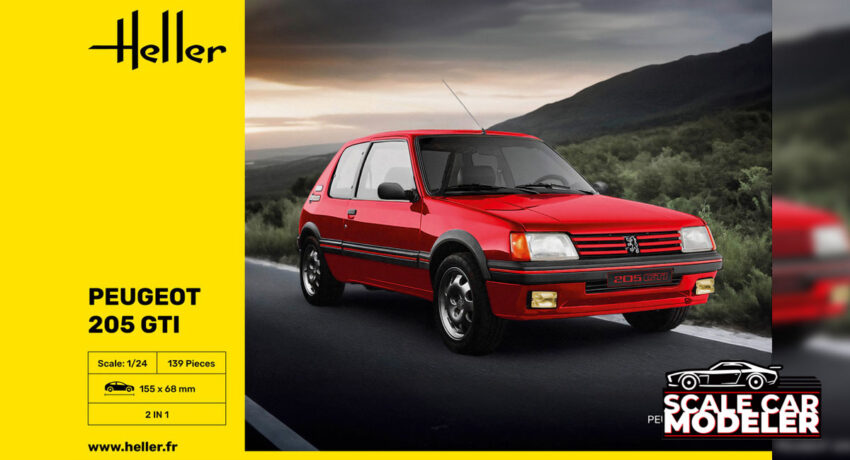 Heller Peugeot 205 GTI Model Kit