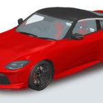 Aoshima Fairlady Z Nismo Snap Kit - Carmine Red