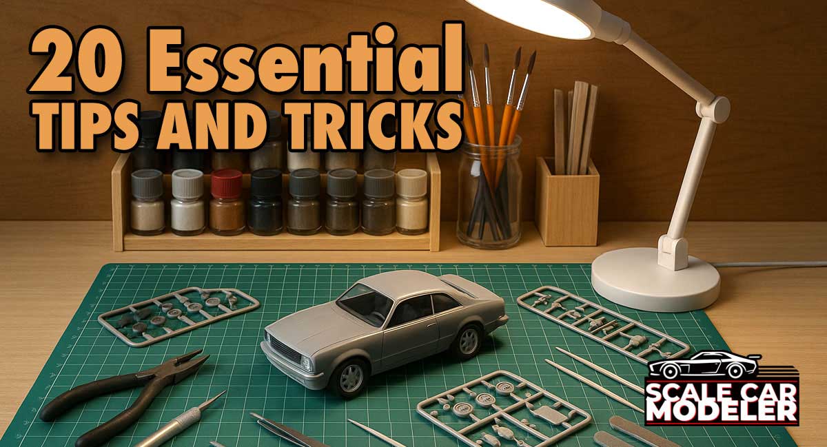 Beginners Guide – Just Starting Out – 20 Essential Tips and Tricks for Building Plastic Model Cars (Beginner to Advanced)