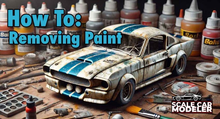 Beginners Guide – How to Remove Paint from a Model Car Kit