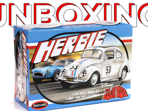 Video: Whats Inside Polar Lights Herbie the Love Bug Kit?