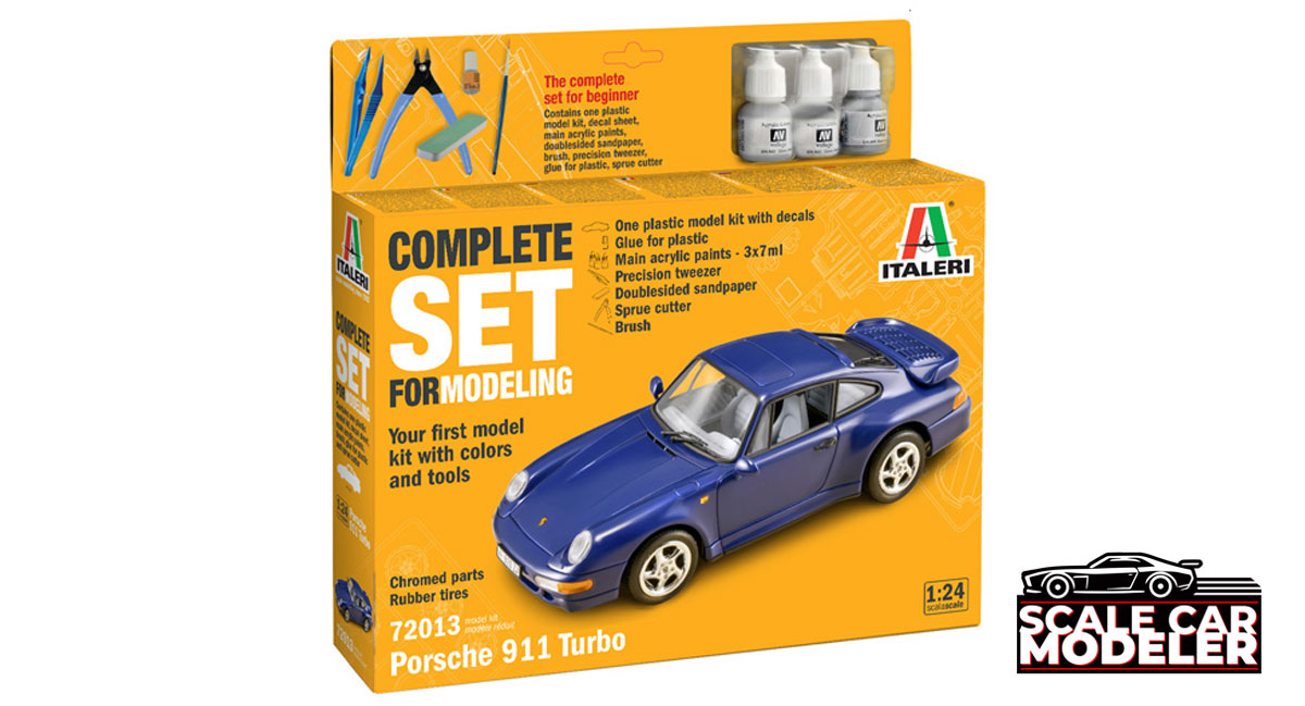 Italeri Porsche 911 Compete Modeling Starter Kit
