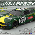 Salvinos Jr Models Josh Berry Wood Brother Racing 2025 Ford Mustang