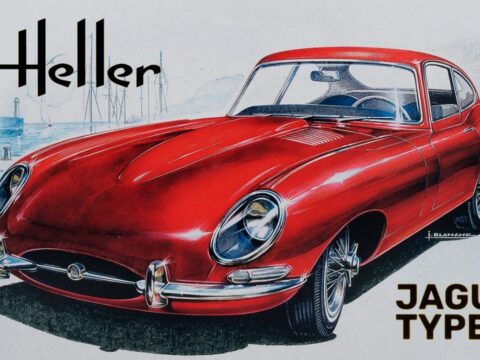 Heller Jaguar Type E Model Kit