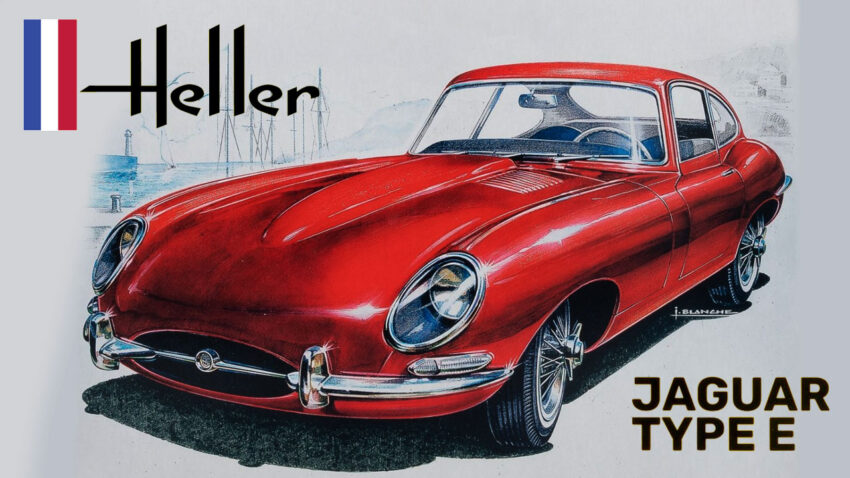 Heller Jaguar Type E Model Kit