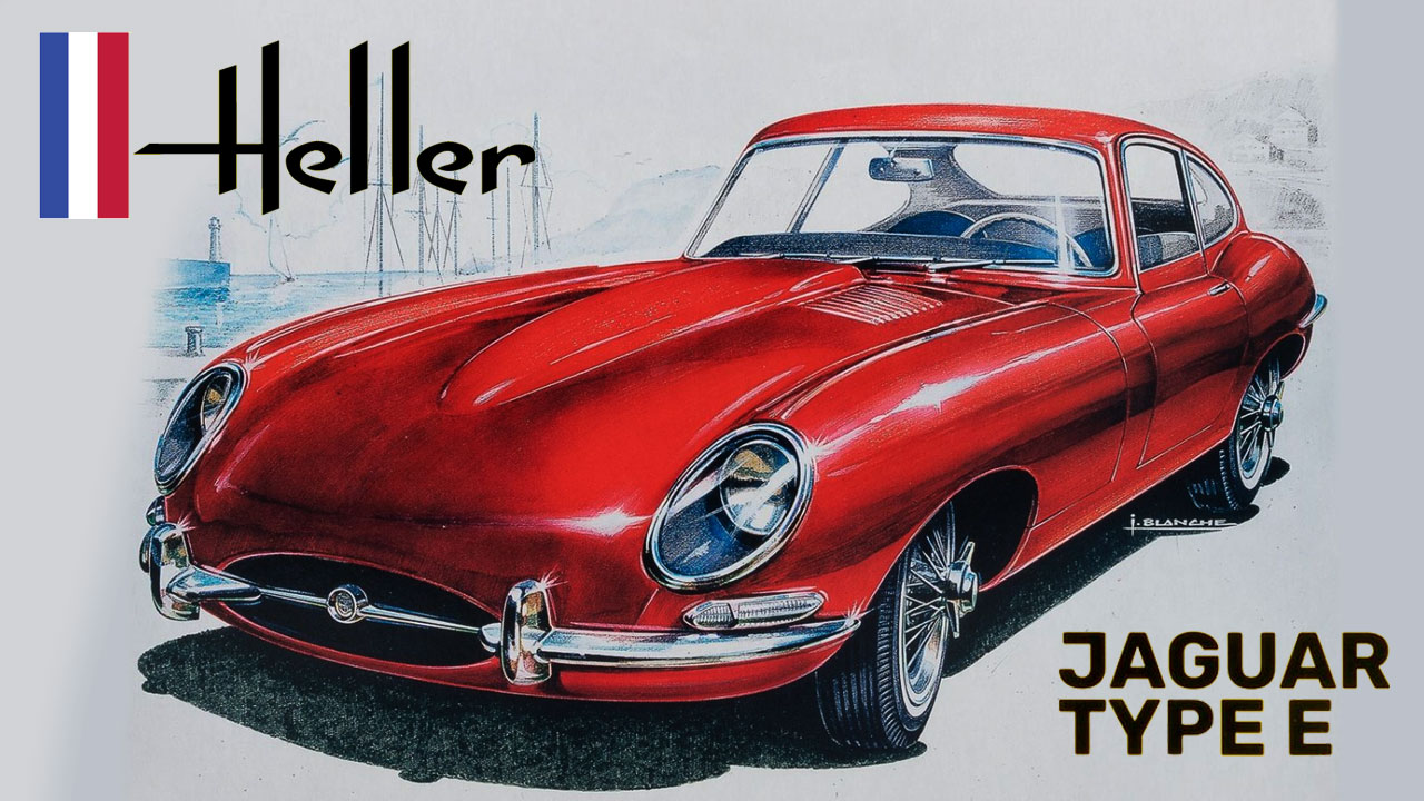 Heller Jaguar Type E Model Kit