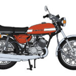 Hasegawa Kawasaki 500-SS Mach III Motorcycle