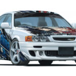 Aoshima Lycoris Recoil Toyota TRD JZX100 Chaser