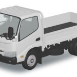 Aoshima Hino Dutro - White