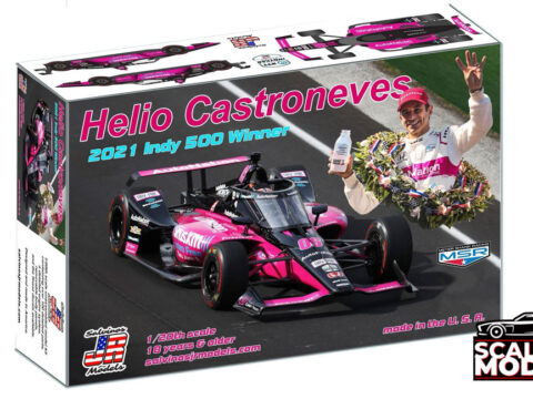 Salvinos JR Models Helio Castroneves 2021 Indy 500 Winner