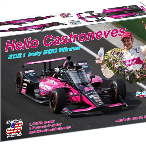 Salvinos JR Models Helio Castroneves 2021 Indy 500 Winner