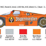 Italeri Porsche 956 Jagermeister