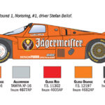 Italeri Porsche 956 Jagermeister