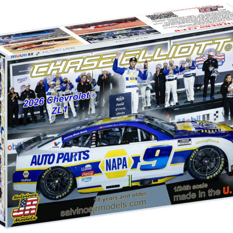 Salvinos JR Models 2026 Chase Elliott Chevrolet Daytona Duel Winner Salvinos JR Models Chase Elliott 2026 Chevrolet Daytona Duel Win