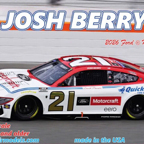 Salvinos JR Models Josh Berry 2026 Wood Brothers Ford Mustang
