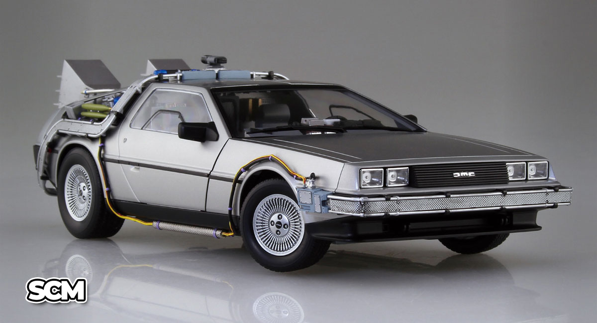 Aoshima Back to the Future Delorean