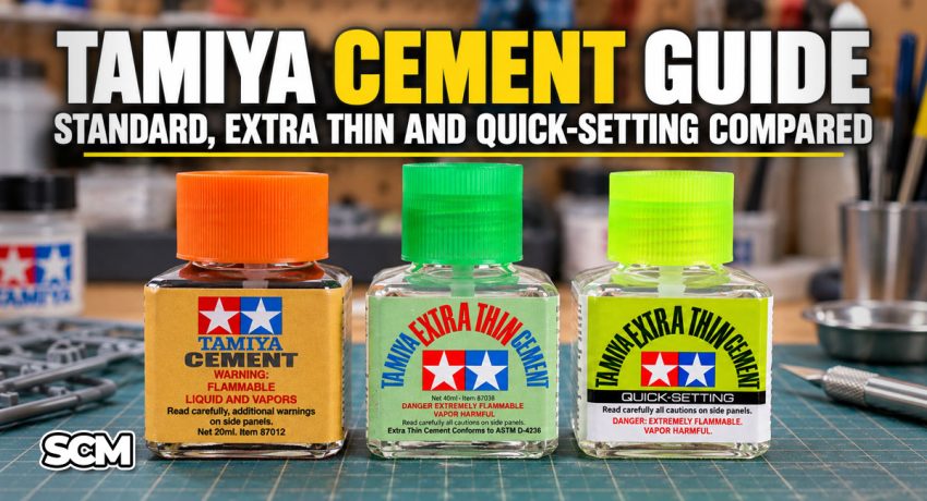 Tamiya Cement Guide: Standard, Extra Thin and Quick-Setting Compared
