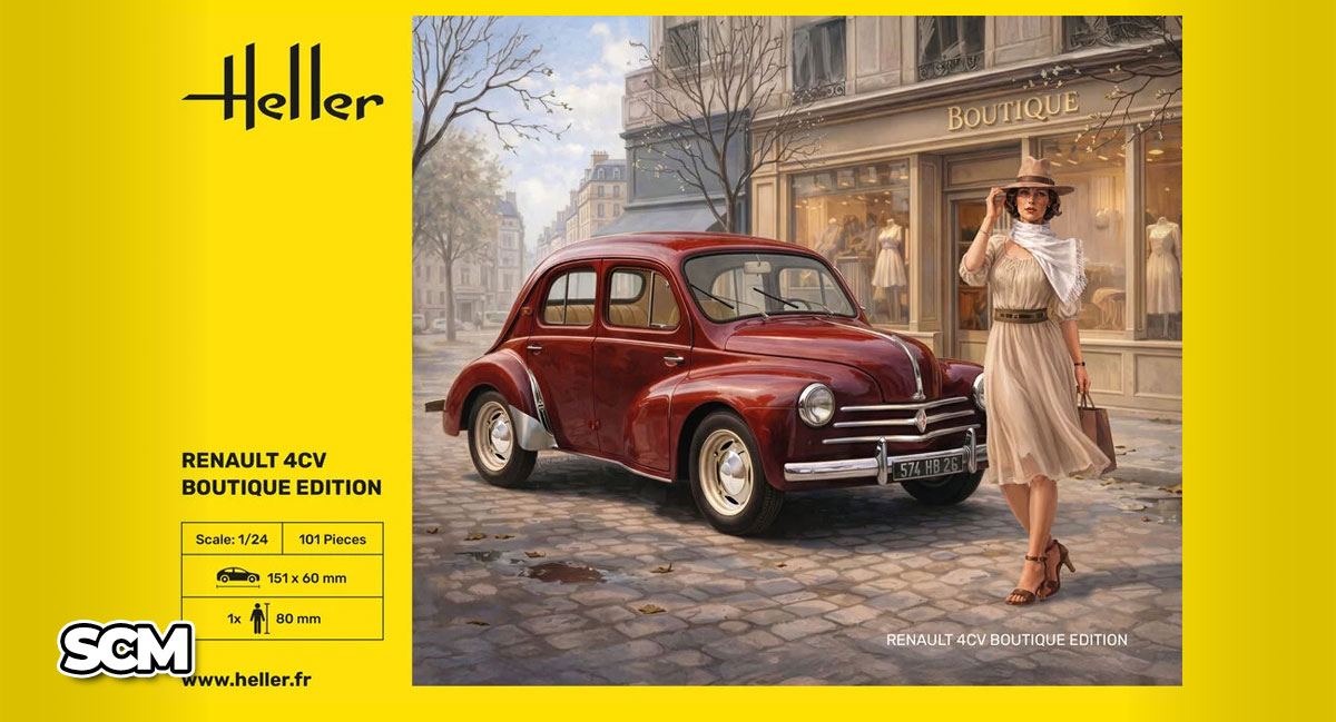 Heller Renault 4CV Boutique Edition